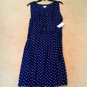 Polka Dot Sleeveless Dress